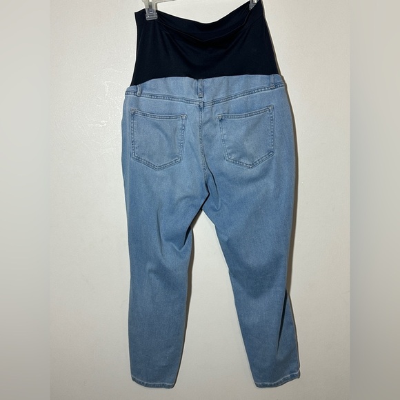 Sonoma Maternity Good for Life Full Panel distressed Jeans Size 14-short - Picture 3 of 8
